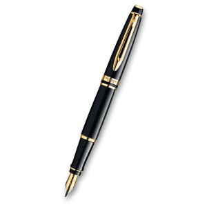 Waterman Expert Black Lacquer GT fountain pen - Reklamnepredmety