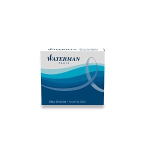 Ink cartridges Waterman short, blue, washable - Reklamnepredmety