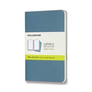 Notebooks Moleskine Cahier S, clean, 3 pcs - Reklamnepredmety