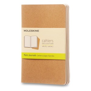 Notebooks Moleskine Cahier S, clean, 3 pcs - Reklamnepredmety