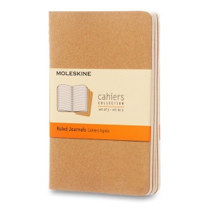 Notebooks Moleskine Cahier S, lined, 3 pcs - Reklamnepredmety