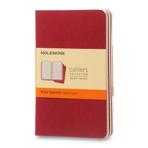 Notebooks Moleskine Cahier S, lined, 3 pcs - Reklamnepredmety