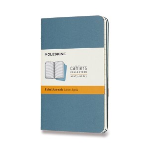 Notebooks Moleskine Cahier S, lined, 3 pcs - Reklamnepredmety