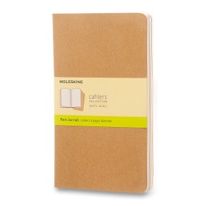 Notebooks Moleskine Cahier L, clean, 3 pcs - Reklamnepredmety