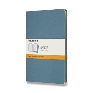 Notebooks Moleskine Cahier L, lined, 3 pcs - Reklamnepredmety