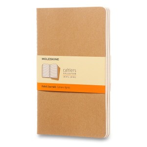 Notebooks Moleskine Cahier L, lined, 3 pcs - Reklamnepredmety