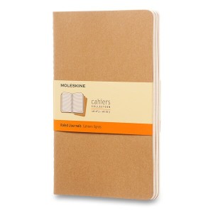 Notebooks Moleskine Cahier L, lined, 3 pcs - Reklamnepredmety