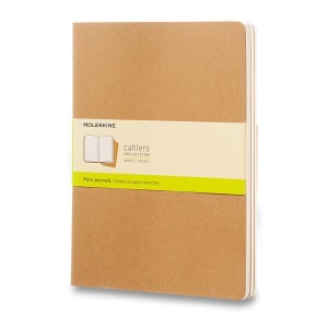 Notebooks Moleskine Cahier XL, clean, 3 pcs - Reklamnepredmety