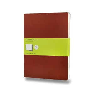 Notebooks Moleskine Cahier XL, clean, 3 pcs - Reklamnepredmety