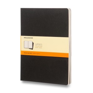 Notebooks Moleskine Cahier XL, lined, 3 pcs - Reklamnepredmety