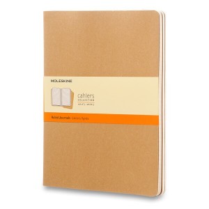 Notebooks Moleskine Cahier XL, lined, 3 pcs - Reklamnepredmety