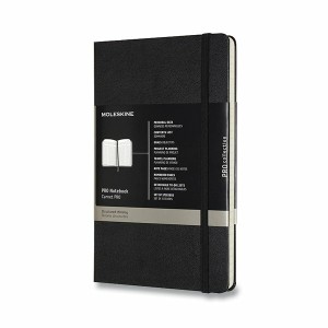 Notebook Moleskine Professional - hard boards L - Reklamnepredmety