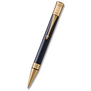 Parker Duofold Prestige Blue Chevron ballpoint pen - Reklamnepredmety