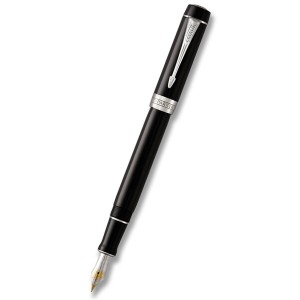 Parker Duofold Classic Black CT fountain pen CNT - Reklamnepredmety