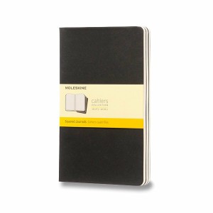 Notebooks Moleskine Cahier - hard boards L, square, 3 pcs - Reklamnepredmety