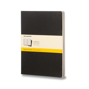 Notebooks Moleskine Cahier in hardcover XL, square, 3 pcs - Reklamnepredmety