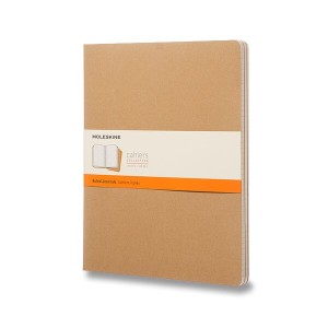Notebooks Moleskine Cahier in hardcover XXL, lined, 3 pcs - Reklamnepredmety