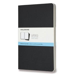 Notebooks Moleskine Cahier L, dotted, 3 pcs - Reklamnepredmety
