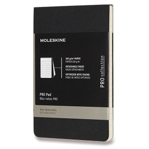 Notebook Moleskine Professional S, lined - Reklamnepredmety