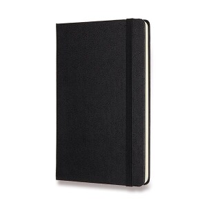 Moleskine notebook - hardcover, M, blank - black - Reklamnepredmety