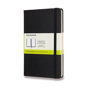 Zápisník Moleskine - tvrdé dosky M, čistý, výber farieb modrý - Reklamnepredmety