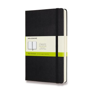 Zápisník Moleskine Expanded - tvrdé dosky L, čistý, výber farieb modrá - Reklamnepredmety