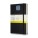 Zápisník Moleskine Expanded - tvrdé dosky L, štvorčekový, čierny