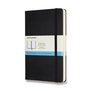 Moleskine Expanded Notebook - Hardcover L, Dotted, Black - Reklamnepredmety