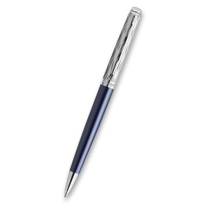 Waterman Hémisphére Made in France DLX Blue CT and Reflections of Paris SE DLX Black GT ballpoint pen - Reklamnepredmety