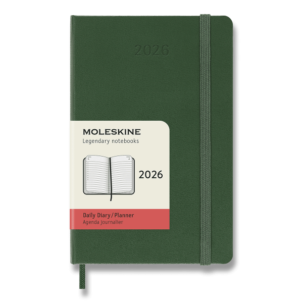 Moleskine 2024 diary - hardcover S, daily, choice of colors
