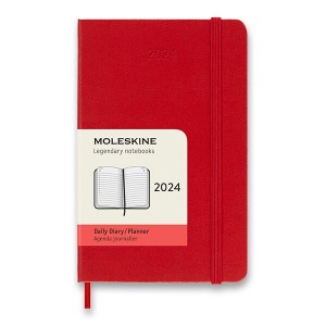Moleskine 2024 diary - hardcover S, daily, choice of colors - Reklamnepredmety