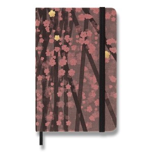 Notebook MOLESKINE SAKURA 2023 S, lined, hard boards - Reklamnepredmety