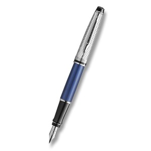 Waterman Expert Deluxe Metalic Blue CT plniace pero hrot M - Reklamnepredmety