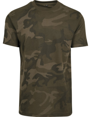 Camo Round Neck Tee - Reklamnepredmety