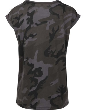 Ladies´ Camo Extended Shoulder Camo Tee - Reklamnepredmety