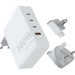 Xtorm XVC2140 GaN Ultra 140W travel charger with 240W USB-C PD cable - Reklamnepredmety