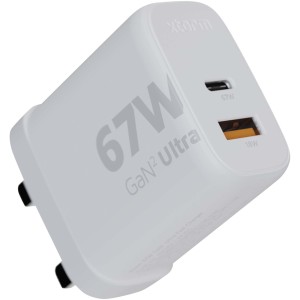 Xtorm XEC067G GaN² Ultra 67W wall charger - UK plug - Reklamnepredmety