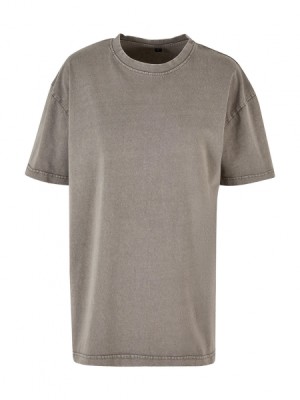 Women's acid-washed oversized t-shirt - Reklamnepredmety