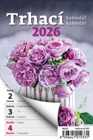 Weekly tear-off calendar A6 - Reklamnepredmety