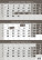 Three-month calendar gray - N323-26_001 - variant He N323-26