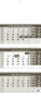 Three-month calendar, grey, with spiral - N326-27_001 - variant He N326-27