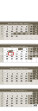 Four-month calendar, grey, with spiral - N327-26_002 - variant He N327-26