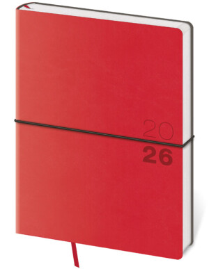 Weekly diary B6 Flexio with elastic band - Reklamnepredmety