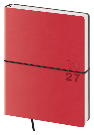 Weekly diary B6 Flexio with elastic band - Reklamnepredmety