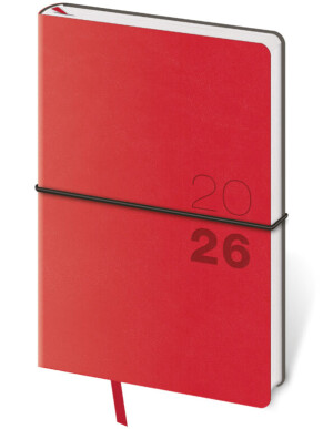 Flexio pocket diary with elastic band - Reklamnepredmety