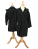 AR021 Boyzz&Girlzz Hooded Bathrobe - AR021_Black_Black - variant Ls 1000320125