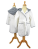 AR021 Boyzz&Girlzz Hooded Bathrobe - AR021_White_Anthracite-Grey - variant Ls 1000204386