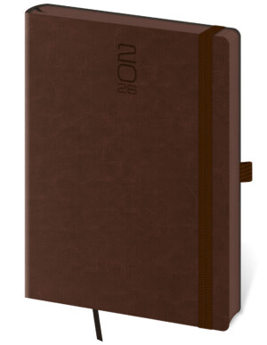 Weekly diary A5 Memory with elastic band - Reklamnepredmety