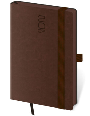 Pocket diary Memory with elastic band - Reklamnepredmety