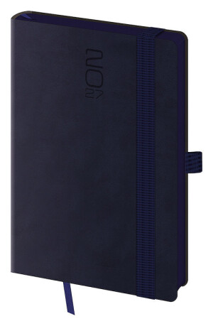 Pocket diary Memory with elastic band - Reklamnepredmety